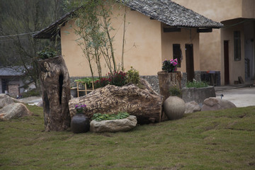 古村落古鎮(zhèn)鄉(xiāng)村旅游園林小景觀