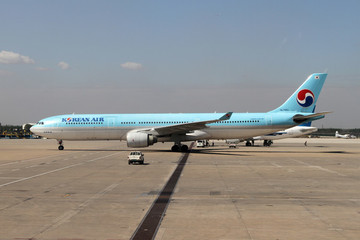 韓國(guó)大韓航空公司飛機(jī)