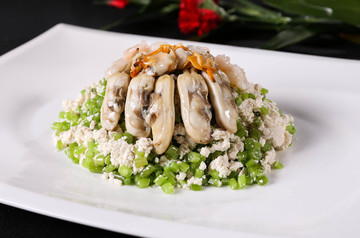 三鮮茼蒿炒豆腐