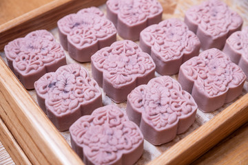 紫薯山藥糕