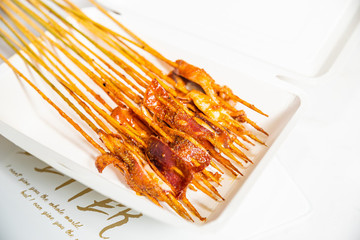 鐵板魷魚串