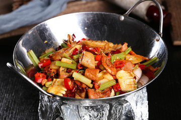 香辣鮮魷大腸蝦