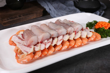 咸肉蒸雙鮮
