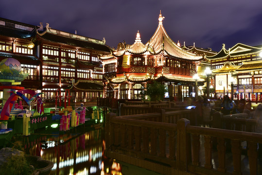 上海豫園夜景