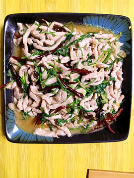 香辣肉絲