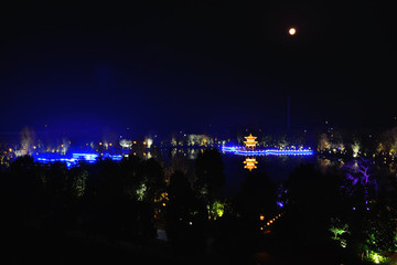 西湖公園夜景