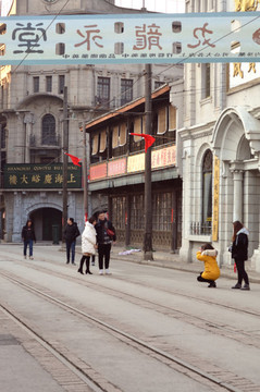 老上海街景