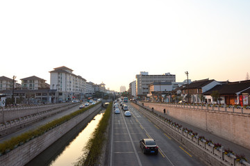 蘇州古城區(qū)街景