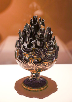 錯(cuò)金銅博山爐