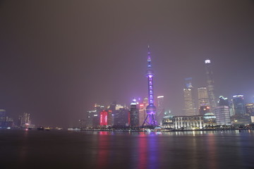 上海陸家嘴夜景