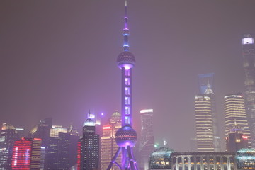 上海陸家嘴夜景