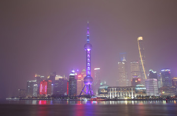 上海陸家嘴夜景