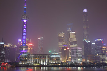 上海陸家嘴夜景