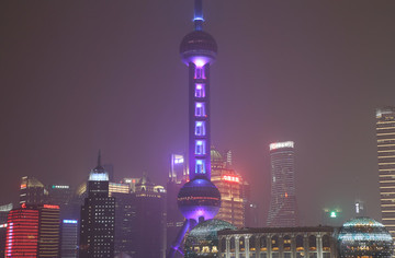 上海陸家嘴夜景