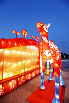 一帶一路花燈