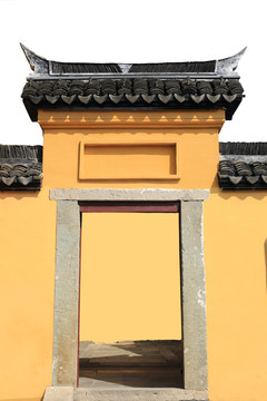 中式院墙门分层图