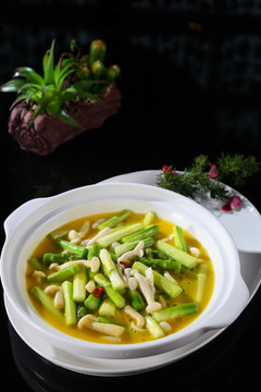 hsl2494雞湯蘆筍白玉菇