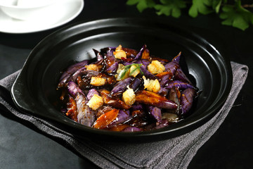魚鲞茄子煲