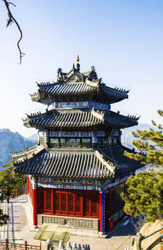 千山大佛寺景區(qū)彌勒寶殿俯瞰圖