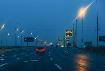 公路夜景