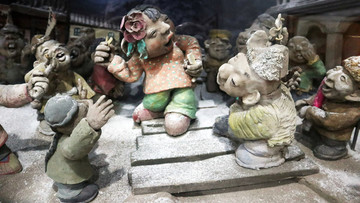 東北二人轉(zhuǎn)雕塑