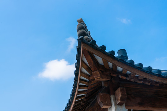 屋檐飛檐斗拱素材