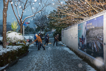 雪中六合晨拍9