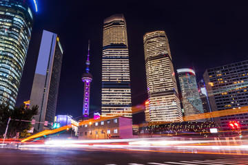 上海陸家嘴夜景