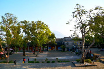大鵬古城廣場風景
