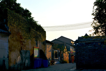 大鵬古城暮色風(fēng)景