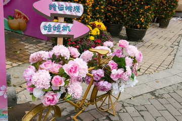 自行車裝飾花