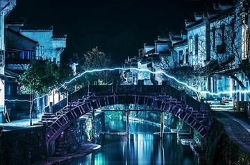 古鎮(zhèn)夜景