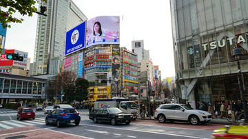 日本東京商業(yè)街