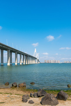 湛江海灣大橋的風(fēng)光