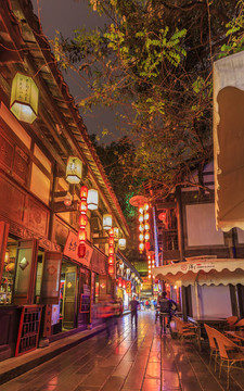 成都錦里古鎮(zhèn)夜景
