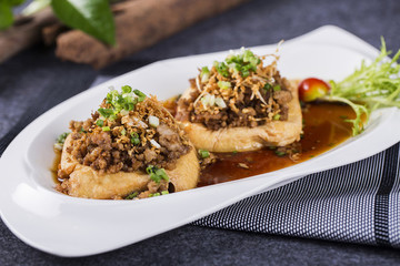 肉末南豆腐