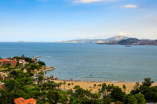 中國廈門鼓浪嶼全景