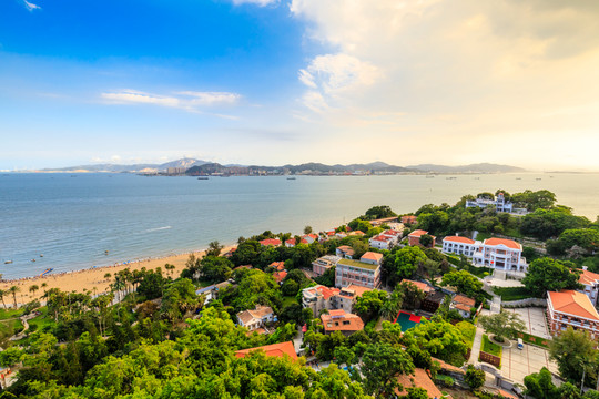 中國廈門鼓浪嶼全景