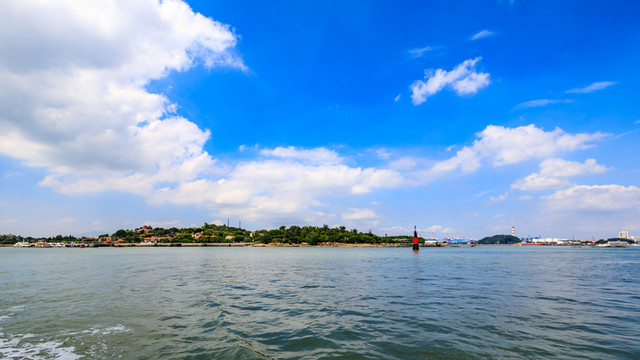 中國廈門鼓浪嶼全景