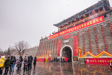 雪潤青州古城