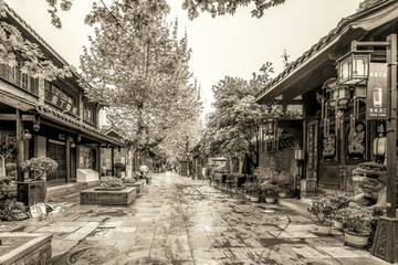 成都古鎮(zhèn)寬窄巷子