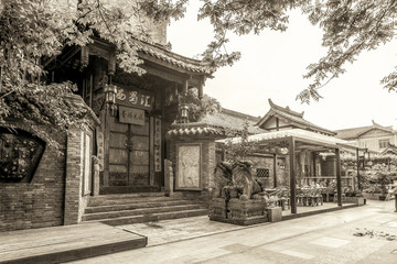成都古鎮(zhèn)寬窄巷子