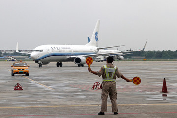 青島機(jī)場飛機(jī)