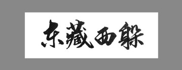 東藏西躲