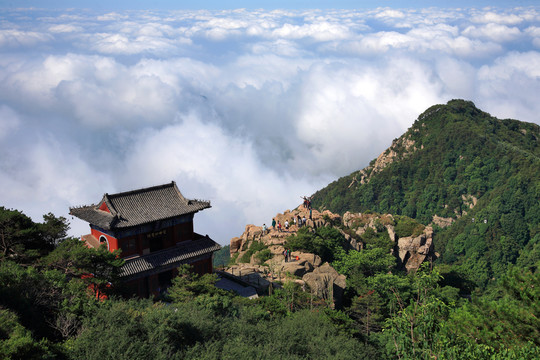 泰山云海之巔