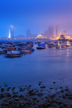 青島海港夜色
