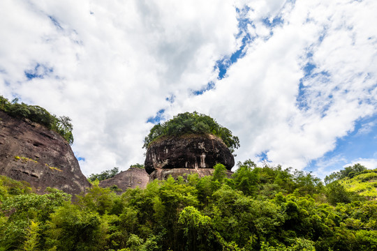 中國(guó)福建武夷山九曲溪漂流