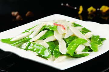 荷蘭豆炒山藥