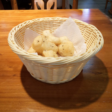 食物竹編筐