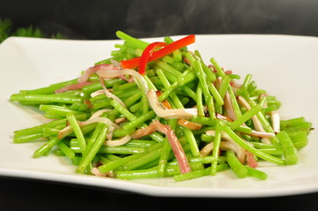 咸肉炒蘆蒿